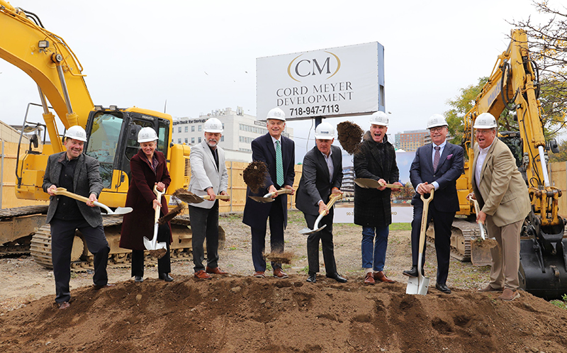 Cord Meyer Development breaks ground <br>on 102,000 s/f mixed-use 90-32 Queens Blvd.